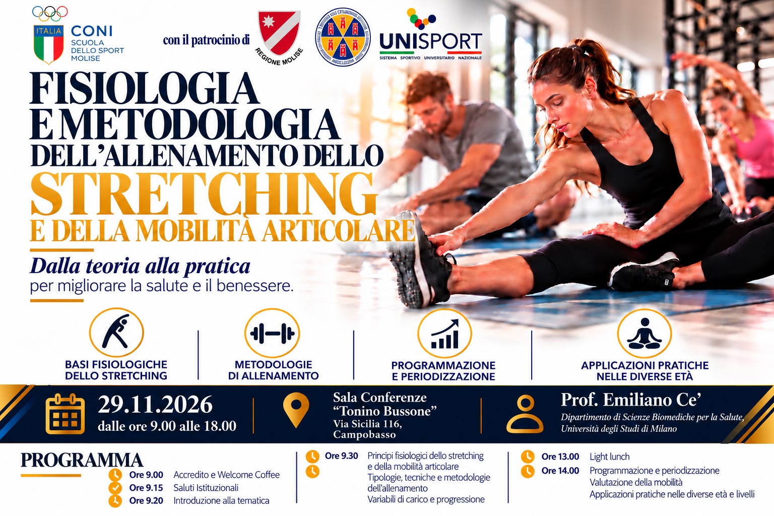 Fisiologia e Metodologia dell'allenamento dello Stretching e della Mobilità articolare