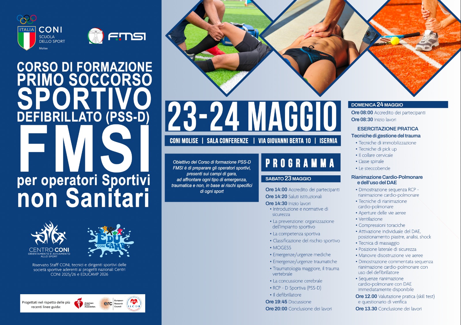 Primo Soccorso Sportivo Defibrillato (PSS-D) - Isernia